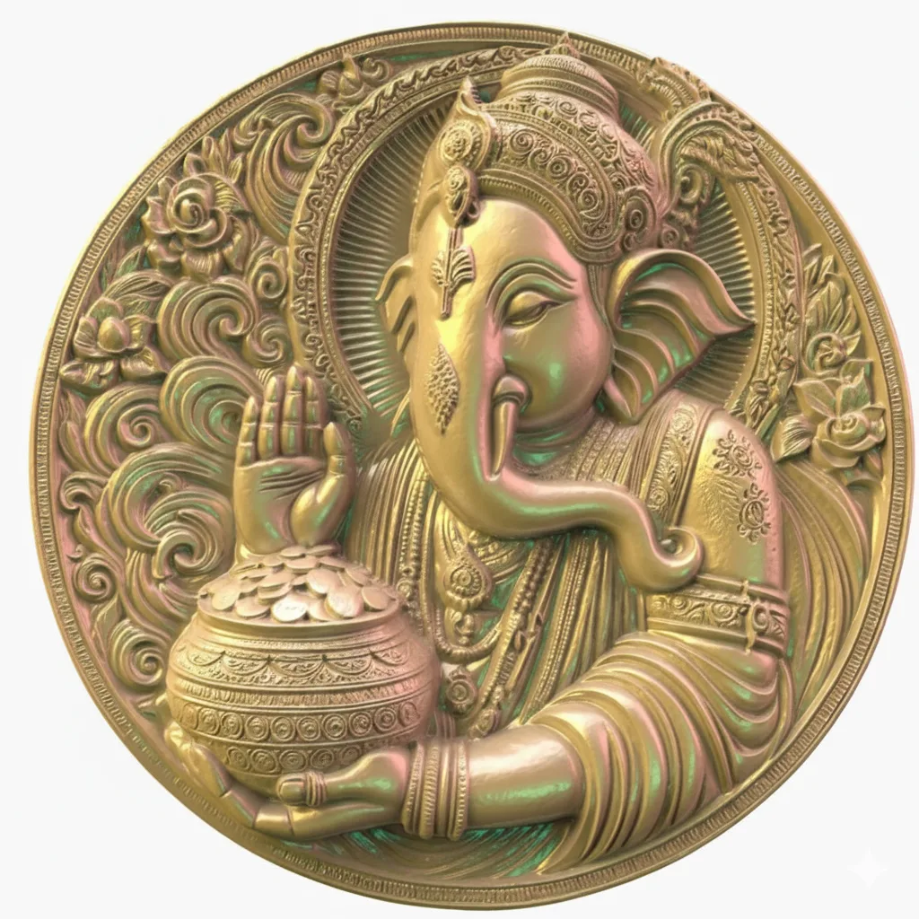 Elephant 3D model, Ganesha elephant,